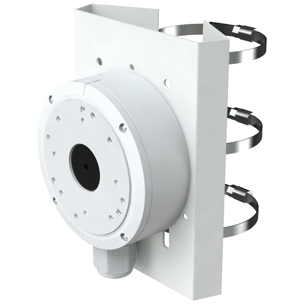 Staffa da soffitto Safire Smart - Altezza 215 mm - Diametro base per telecamere 139.3 mm - Adatto per esterni - Colore bianco - Fabbricato in lega di alluminio