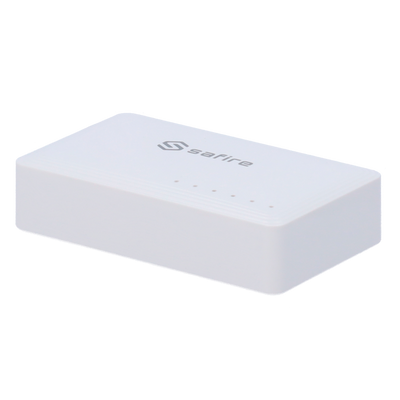 Safire - Switch da tavolo - 5 porte Gigabit - Velocità 10/100/1000 Mbps - Plug & Play - Tecnologia di risparmio energetico