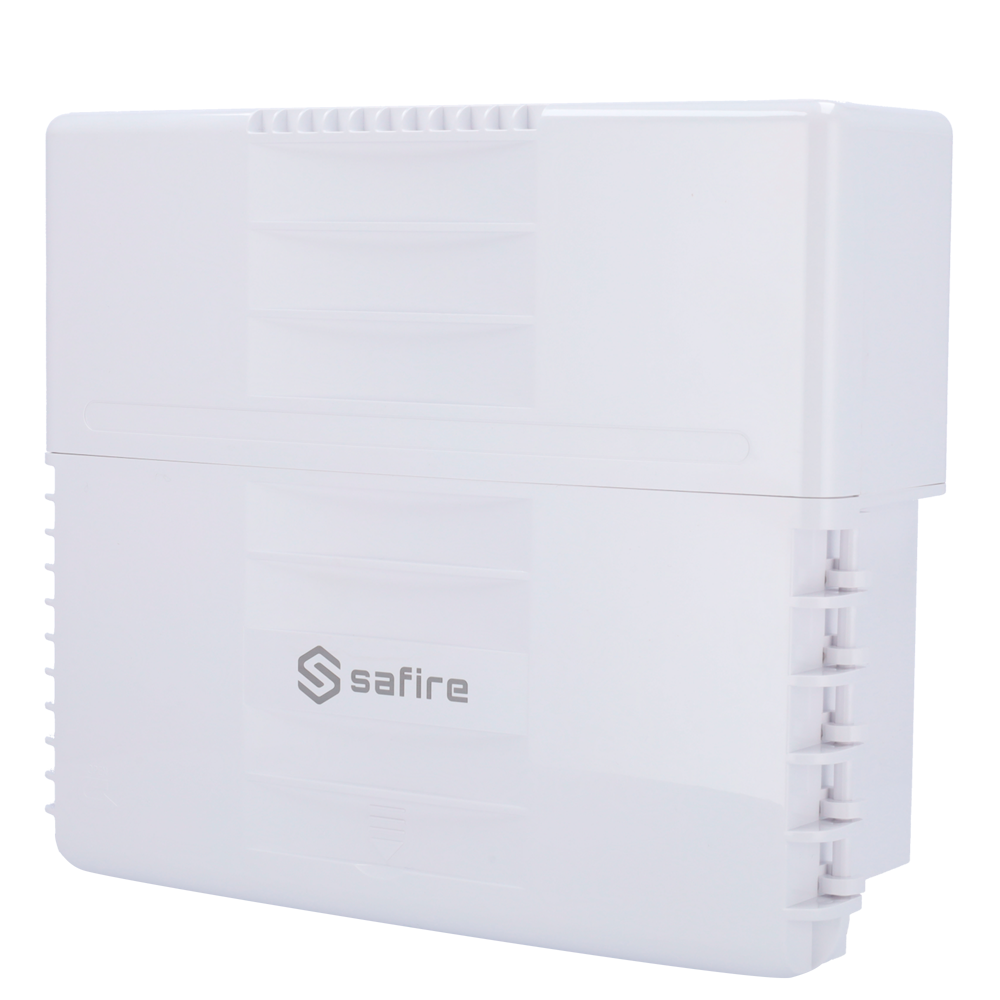 Safire Switch Hi-PoE per Esterni - 8 porte PoE + 2 SFP + 2 RJ45 - Velocità porte Gigabit 10/100/1000Mbps - 6 Porte PoE+ 30W + 2 Porte Hi-PoE 60W - PoE Watchdog - Fino a 120W Potenza PoE totale