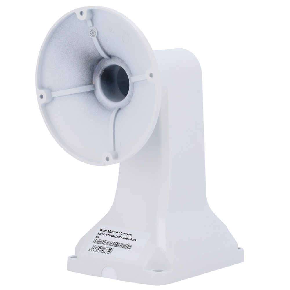 Staffa da parete Safire Smart - Per telecamere dome - Lunghezza supporto 306.4 mm  - Adatto per esterni - Lega di alluminio - Passacavo