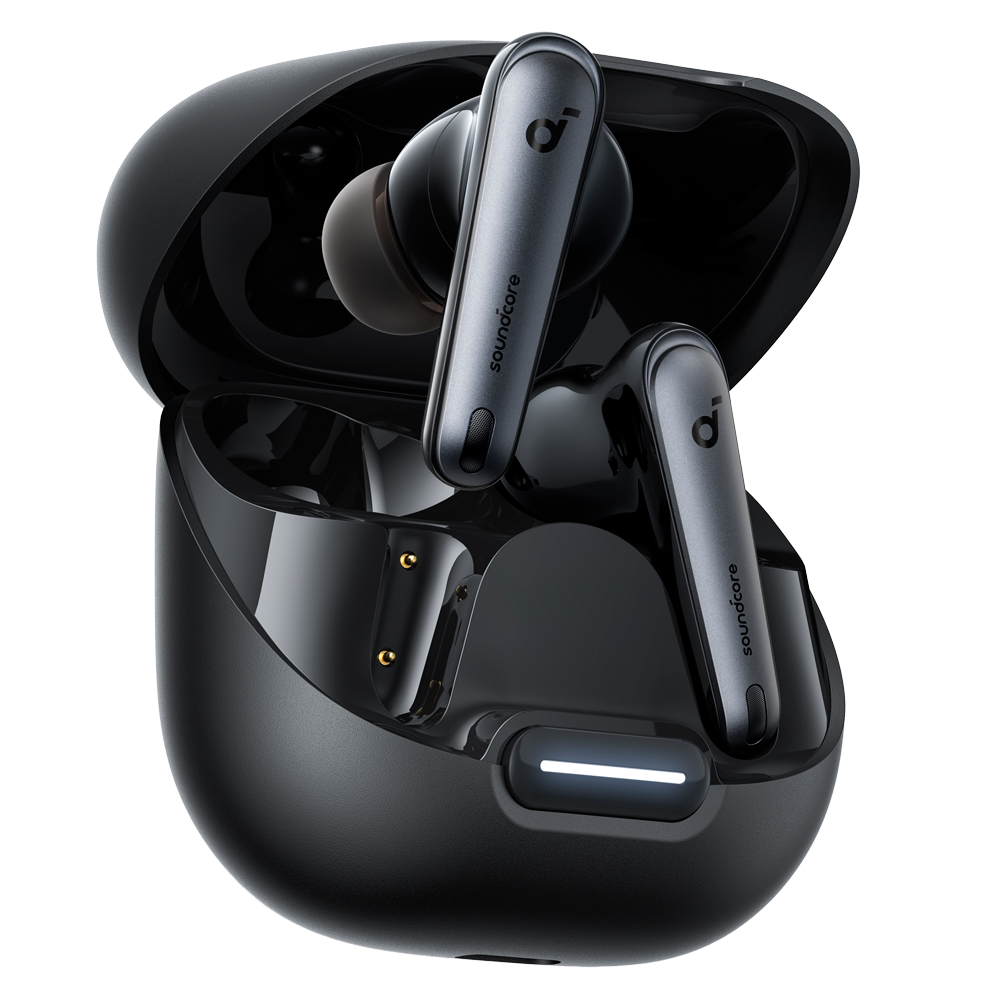 Auricolari Wireless Soundcore by Anker - 50 ore di riproduzione - 6 microfoni - Personalizzazione tramite l'app Soundcore - Resistenti all'acqua IPX4