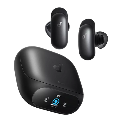 FENIVA | Soundcore Liberty 5 Pro Nero - Traduzione in tempo reale in 100 lingue - Chiamate cristalline grazie all’AI (Guinness dei primati) - 8 microfoni + 2 sensori a conduzione ossea - Bluetooth 6.1 con connessione a 3 dispositivi - Resistenza all'a...