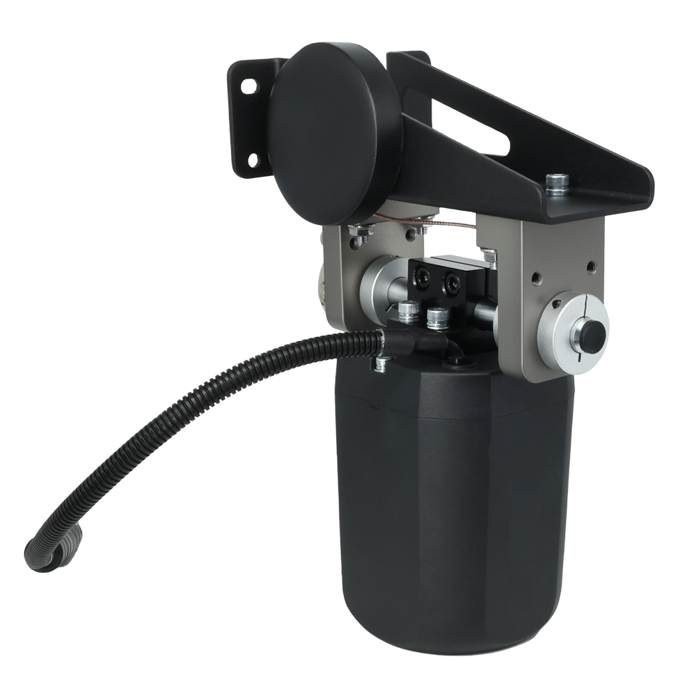 Telecamera per gru con rilevamento pedoni - Comunicazione wireless con il monitor - Controllo dell'ottica tramite pedali - Zoom ottico 30x - Resistente all'acqua IP69K - Distanza RF 150m