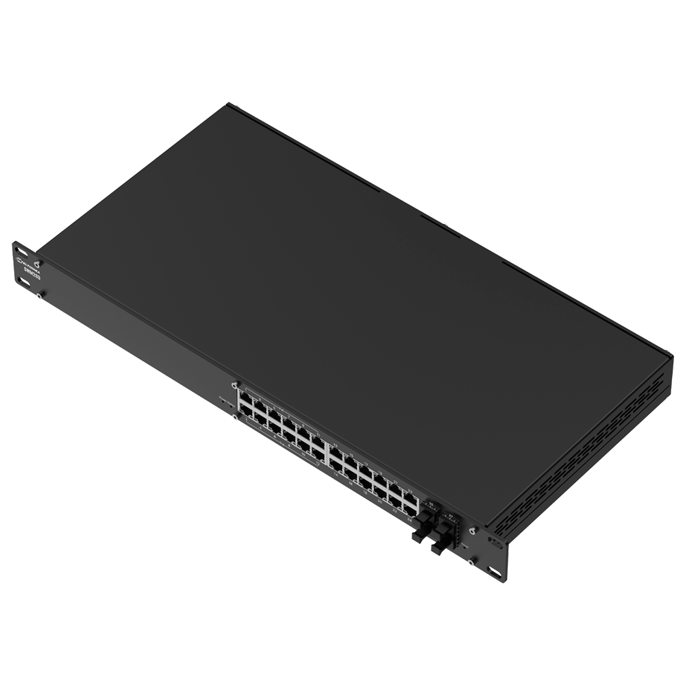 Teltonika Switch PoE Gigabit Capa 3 - 12 x PoE +12 x Rj45 + 4 SFP - 30W por puerto 802.3af/at / Máximo 300W - DHCP/VLAN/STP/RSTP/MRP/ACL/QoS/SNMP - Licencia de gestión RMS (2 años incluida) - Enrackable