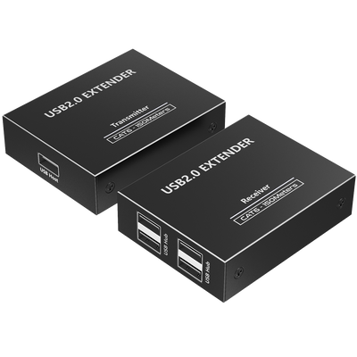 Extensor USB 2.0 LAN - 1 entrada USB - 4 salidas USB - Longitud máxima de conexión 150m - Plug and Play