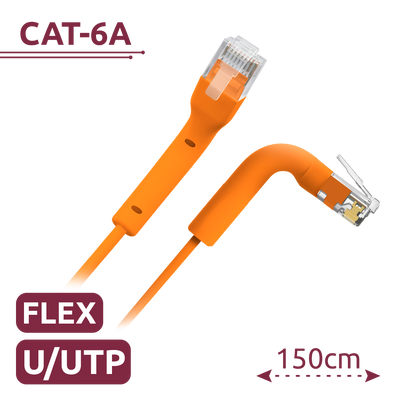 Cable UTP flexible - Ethernet - Conectores RJ45 - Categoría 6A - 1