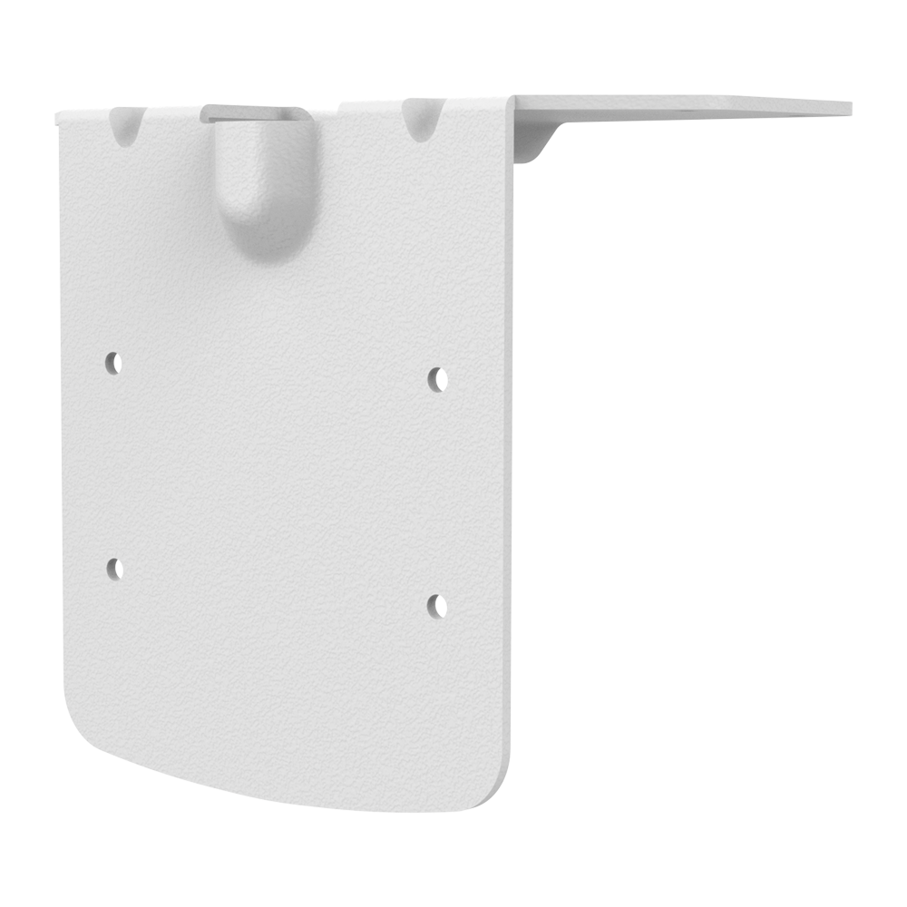 Staffa - Filettatura standard - Adatto per uso in interni ed esterni - 104 mm (alto) - Colore bianco