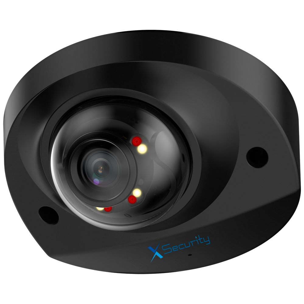 X-Security Telecamera IP Mini Dome - 4 Megapixel (2688x1520)
 - Lente fissa 2.8mm - WDR 120dB | Dual Light portata 30 m - WizSense