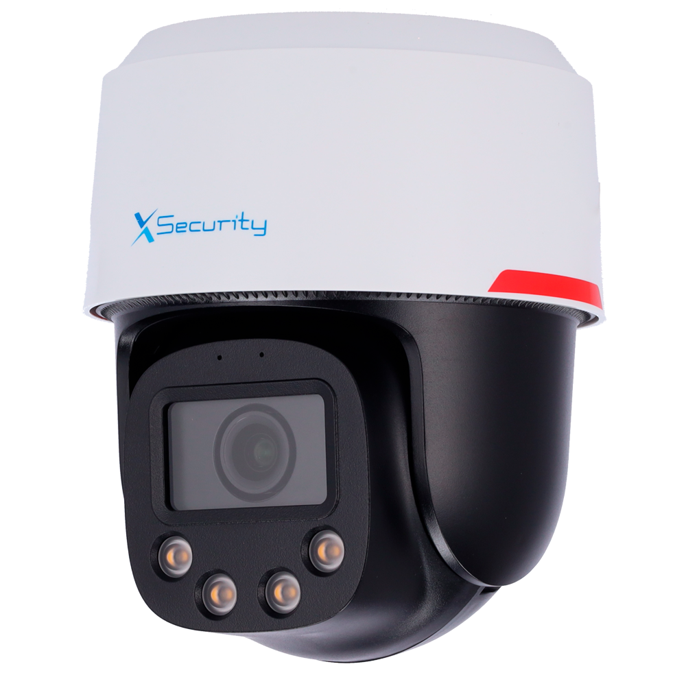 Cámara PT IP X-Security Wizcolor - 4 Megapíxel (2560×1440) - 1/1.8" CMOS | Lente 4mm - Detección de humanos con disuasión activa - Luz Blanca 30m