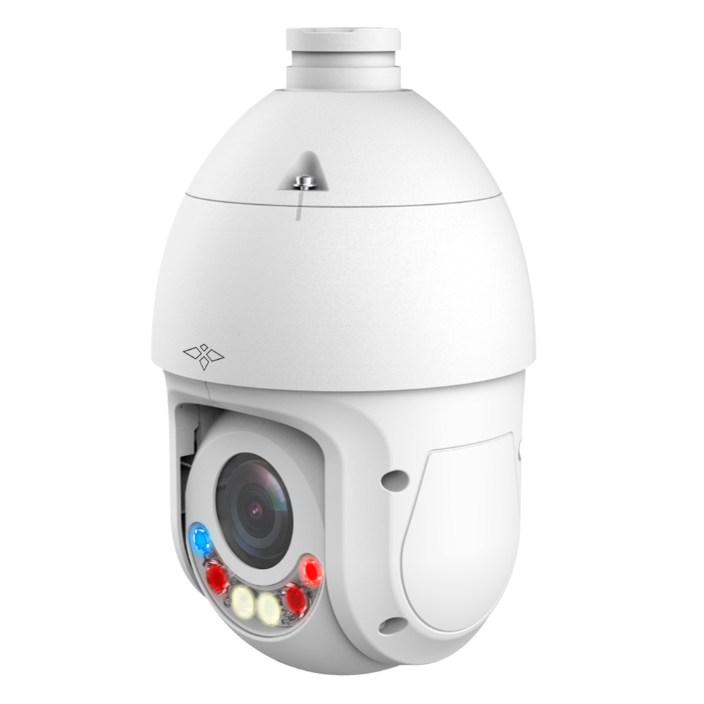 Telecamera IP PTZ X-Security 4 Mpx Gamma Pro - Ottica varifocale 5~125 mm (zoom ottico 25x) - Dual Light | IR 100 m | Luce bianca 50 m - IVS (Protezione perimetrale) | SDM 4.0 - Rilevamento dei volti | Auto Tracking | Starlight - IP66 | Aud...