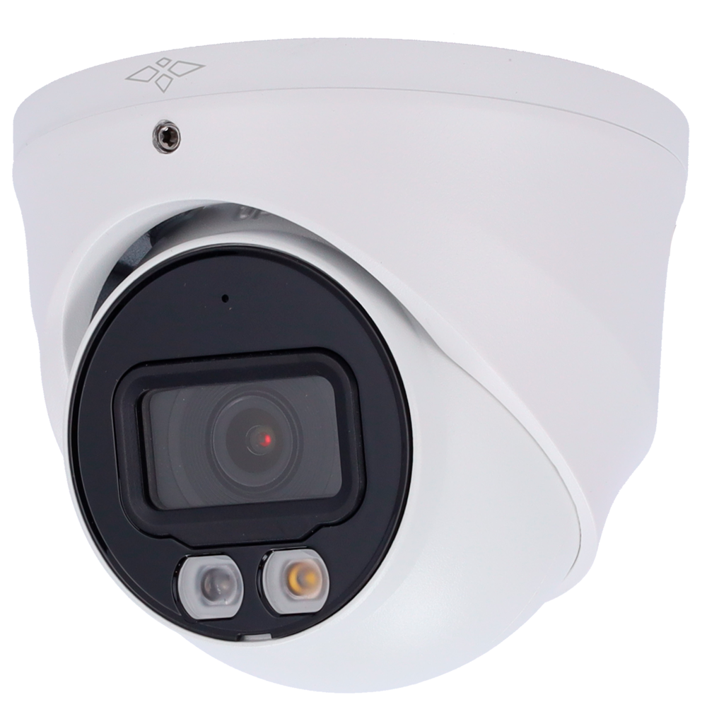Telecamera Turret IP X-Security Gamma PRO - 8 Megapixel (3840x2160) - Lente fissa 2.8 mm - IVS (Perimeter Protection) | SMD Plus - MicroSD | Dual Light portata 30 m - Waterproof IP67 | Microfono integrato | PoE