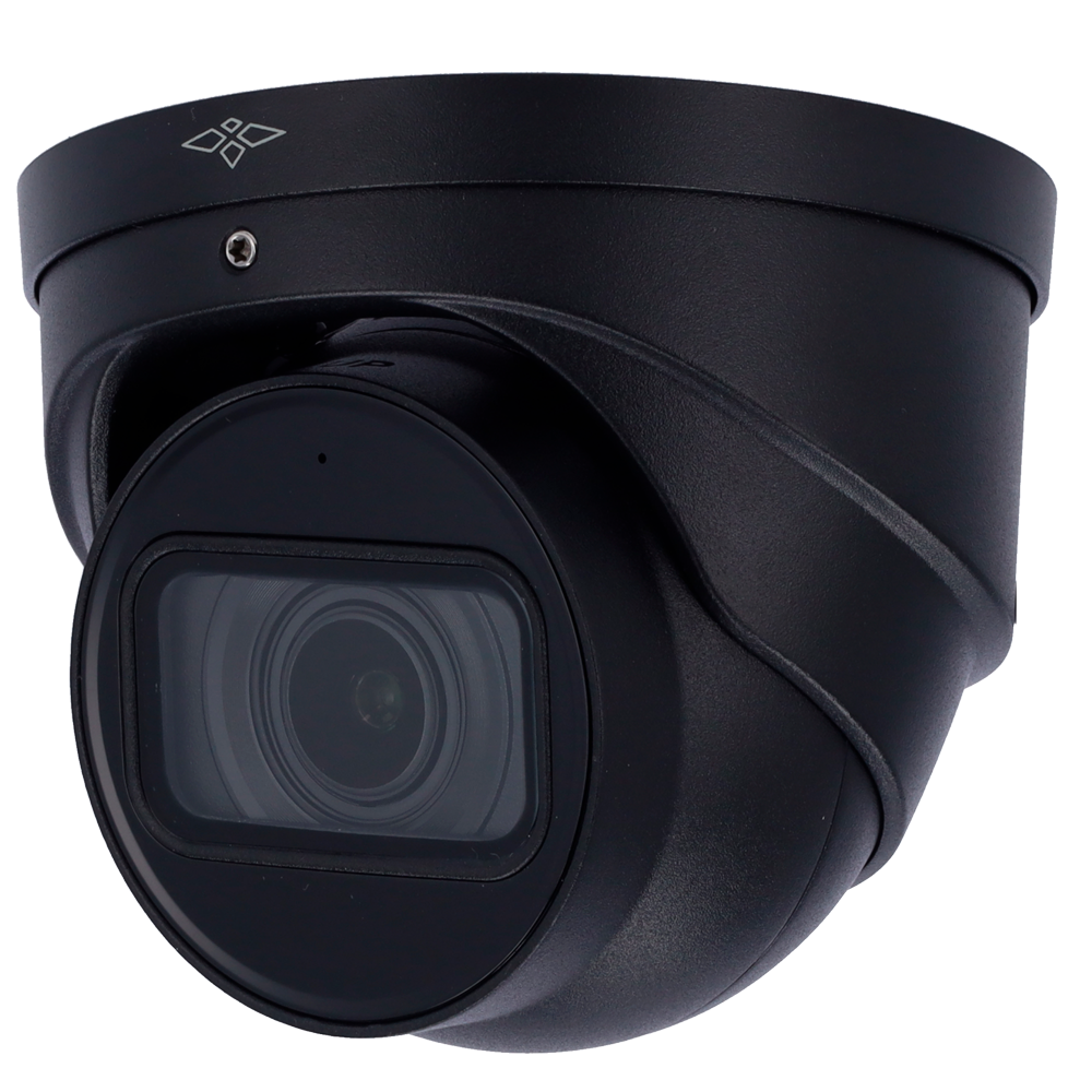 Telecamera Turret IP X-Security Gamma PRO BLACK - 4 Megapixel (2688x1520) - Lente Varifocale 2.7 ~ 13.5 mm - Autofocus Motorizzato | WizSense - IVS (Perimeter Protection) | SMD Plus - Waterproof IP67 | Microfono integrato
