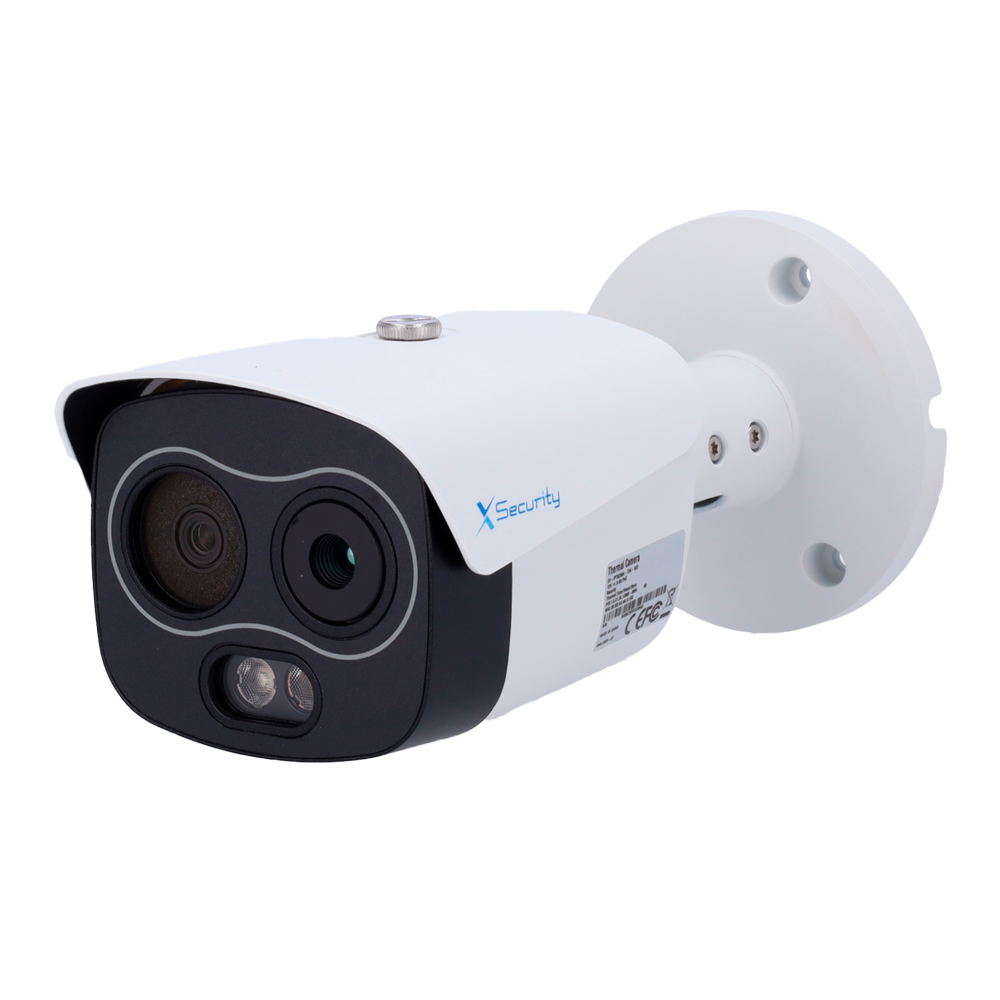 Telecamera termica Bullet Dual IP X-Security - 256x192 VOx | Ottica 3.5 mm | Sensibilità ≤ 40mK - Sensore ottico1/2.7” 4 Mpx | Lente 4 mm - WizSense