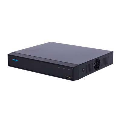 FENIVA | Videoregistratore IP X-Security AI - 8 CH video IP / 8 porte PoE - Risoluzione massima di registrazione 12 Mpx - Larghezza di banda 80 Mbps - Uscita HDMI Full HD e VGA - Ammette 1 hard disk