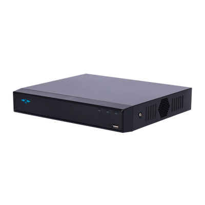 FENIVA | Videoregistratore IP X-Security AI - 16 CH video IP - Risoluzione massima di registrazione 12 Mpx - Larghezza di banda 80 Mbps - Uscita HDMI Full HD e VGA - Ammette 1 hard disk
