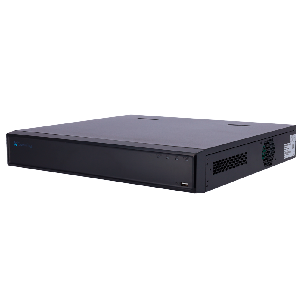 X-Security NVR - Massima risoluzione 16 Megapixel - 16 CH - Compressione H.265 / H.264 | 4HDD - Uscita HDMI 4K | Uscite allarme - SMD