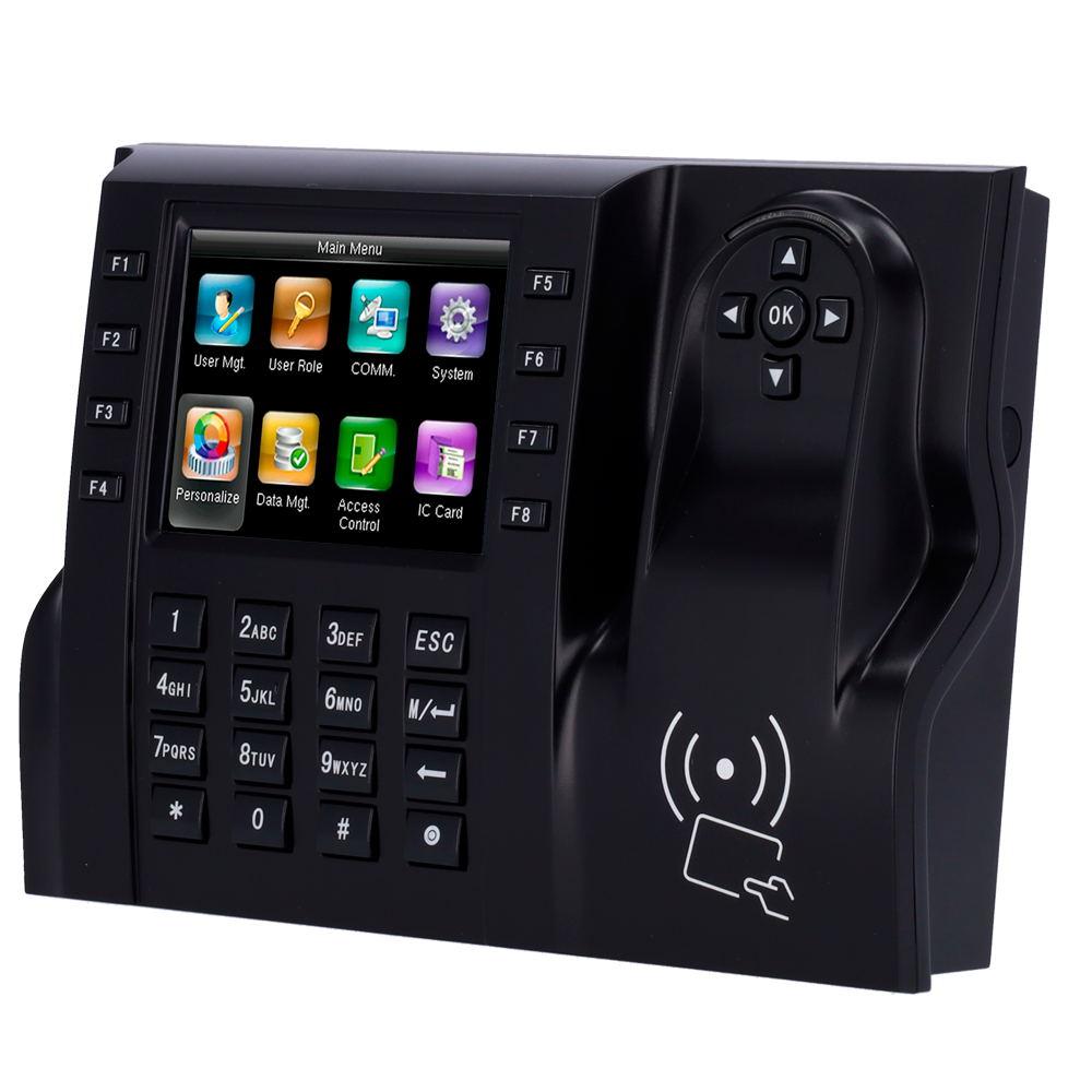 Controllo presenze - Schede EM/MF e PIN - 10.000 schede | 50.000 registri - 3.5" TFT | TCP/IP