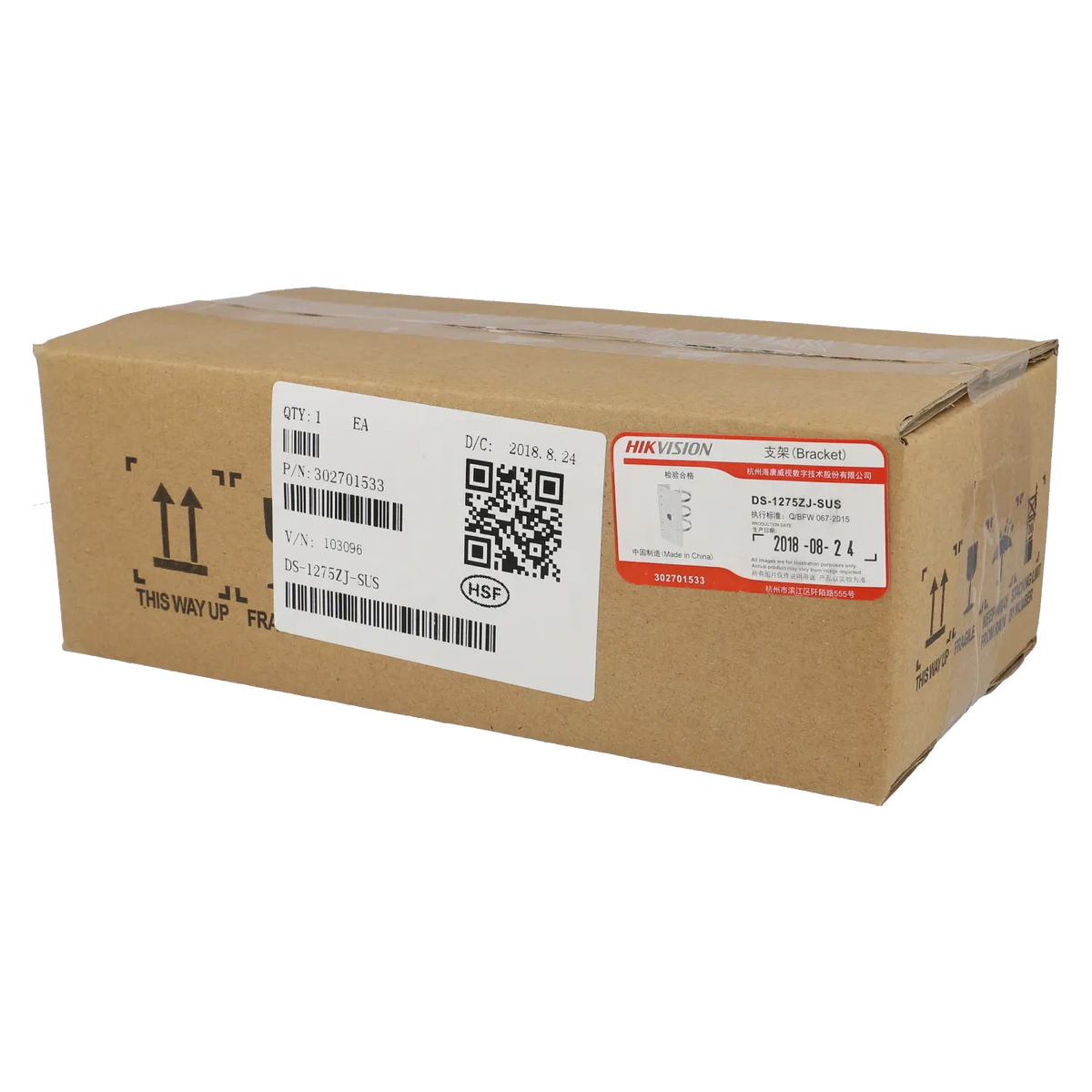 FENIVA | Hikvision - Supporto per palo/lampione - Materiale: Acciaio inossidabile, Uso: Interno/esterno, Installazione: Palo/lampione