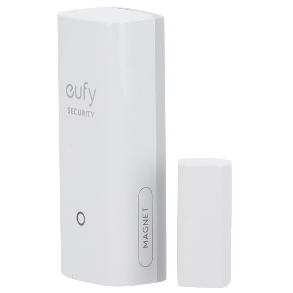 Sensore di apertura Eufy by Anker - Wireless 868 MHz - Compatibile con il sistema di allarme Eufy - Pulsante per collegamento rapido a HomeBase - Alimentazione a batteria - facile installazione