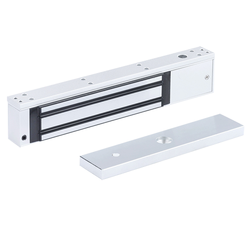 Ventosa elettromagnetica - Per porta semplice - Modo apertura Fail Safe - Forza di ritenzione 280 Kg - sensore di stato della chiusura e porta - Profili diversi compatibili