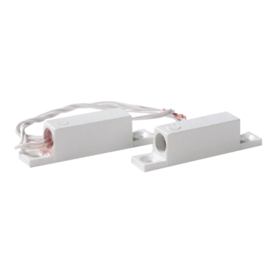 Contatto magnetico FDP - Specifico per superfici in legno - Tecnologia Reed - Sistema di 4 fili - Copertura in pvc ABS - Adatto per esterni IP65 - Certificato grado 2