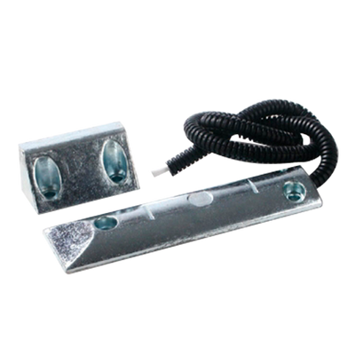 Contatto magnetico FDP per persiana - Specifico per installazione in metallo - Tecnologia Reed ad Alta potenza - Sistema di 4 fili corazzati - Copertura metallica - Adatto per esterni IP65 - Certificato grado 2