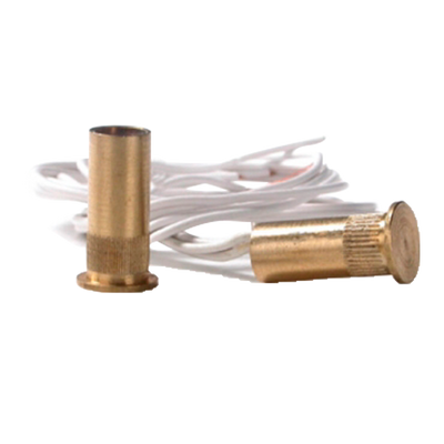Mini contatto magnetico FDP - Appositamente progettato per essere incassato nel legno - Tecnologia Reed - Sistema di 4 fili - Copertura in rame - Adatto per esterni IP65 - Certificato grado 2