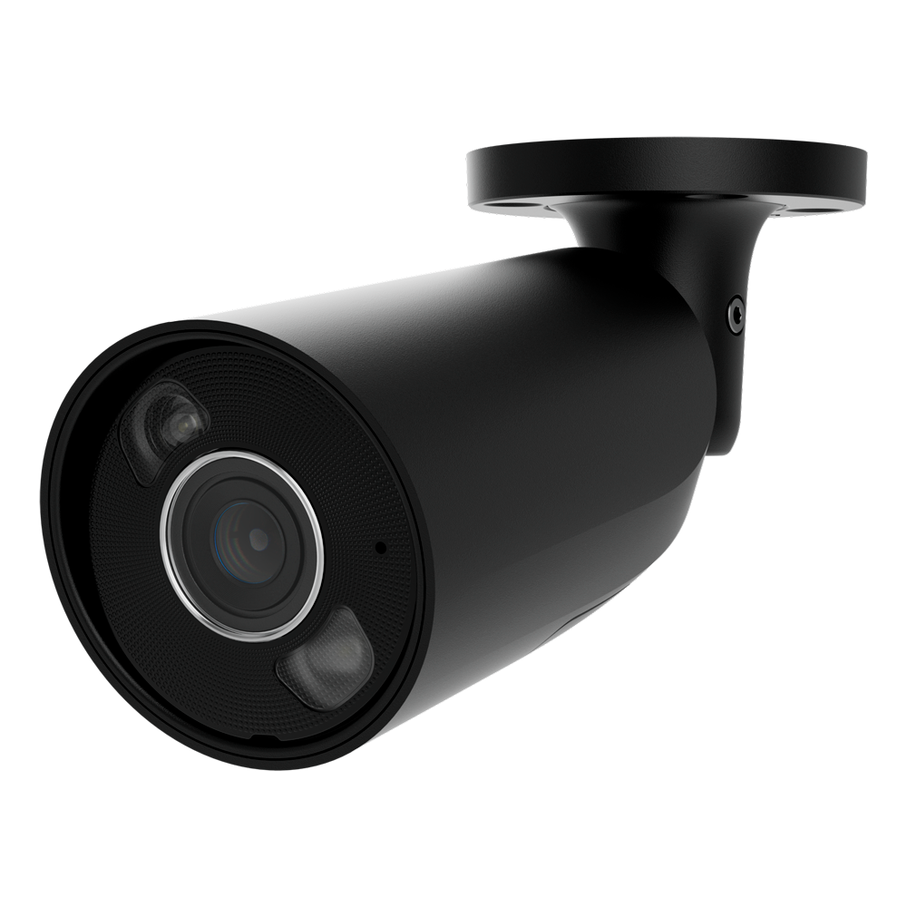 Cámara IP Bullet 5 Megapixel Ajax - 1/2.8&quot; Progressive Scan CMOS - Lente 2.8 mm | Ranura MicroSD hasta 256GB - IR 50 m | Luz blanca 50 m |  PoE 802.3at/af - Con Inteligencia Artificial -  Color Negro