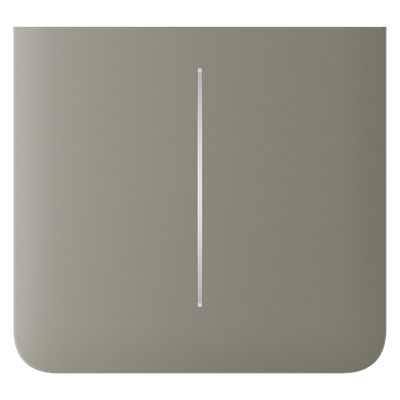 Pannello tattile per interruttore doppio verticale - Compatibile con AJ-LIGHTCORE-2G-VERT - Retroilluminazione a LED - Pannello tattile laterale senza contatto - Colore oliva - Ajax - LightSwitch SideButton Verticale