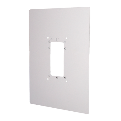 Marco embellecedor para sustitución - Cubre las marcas de instalación anteriores - Específico para videoporteros Akuvox - Compatible con placas AK-R20x y AK-R25x - Medidas: 310 (Al) x 225 (An) x 1 (Fo) mm - Fabricado en aluminio