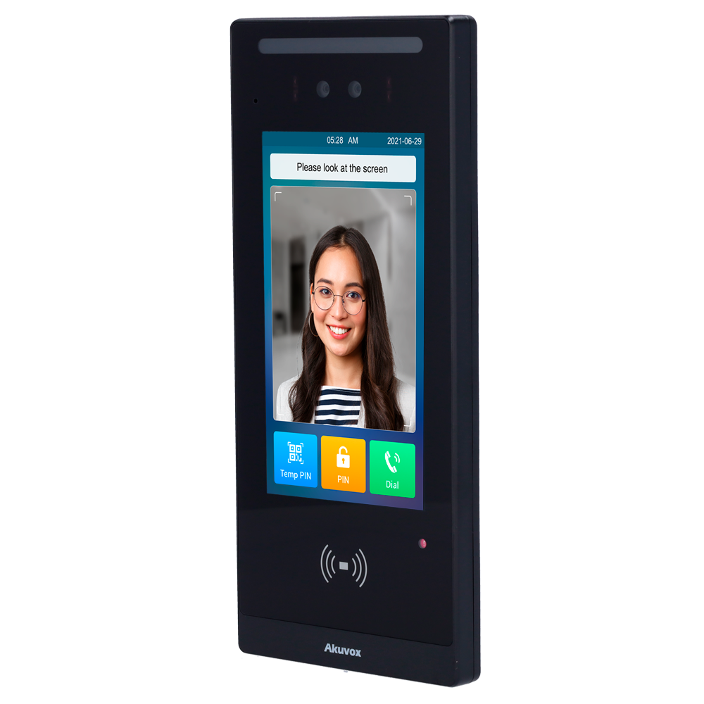 Videocitofono IP con controllo accessi - Telecamera 2 Mpx | Audio e video bidirezionale - Riconoscimento facciale