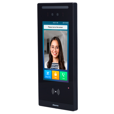 Videocitofono IP con controllo accessi - Telecamera 2 Mpx | Audio e video bidirezionale - Riconoscimento facciale