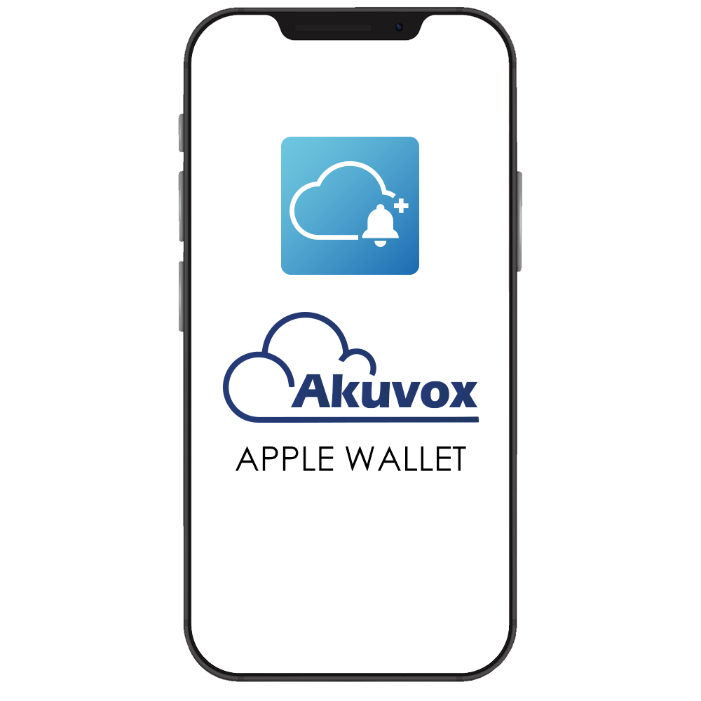 FENIVA | Licenza Akuvox Cloud - Per tutti i tipi di progetti - Licenza per l’apertura tramite Apple Wallet - Compatibile con l'APP Akuvox SmartPlus