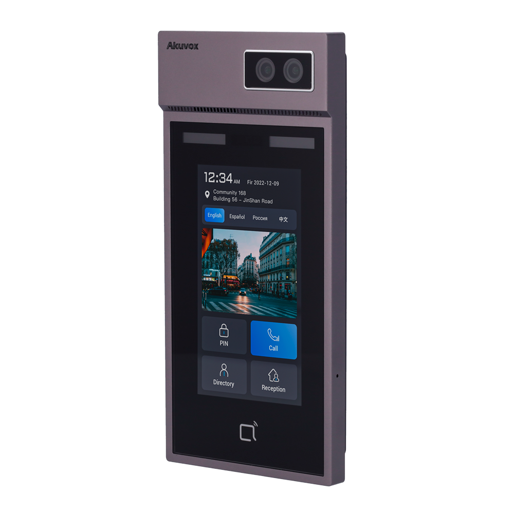 Videocitofono IP antivandalo IK08 - Telecamera 2 Mpx/1 Mpx | Audio bidirezionale - Riconoscimento facciale