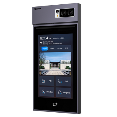 Videocitofono IP antivandalo IK08 - Telecamera 5 Mpx/2 Mpx | Audio e video bidirezionale - Riconoscimento facciale