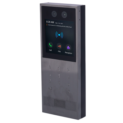 Videocitofono IP antivandalo IK10 montaggio su superficie - Doppia telecamera da 2 Mpx | Audio bidirezionale - Riconoscimento facciale