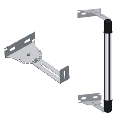 Supporto barriera - Angolo e lunghezza regolabili - Acciaio inox - Compatibile con ABI30-764 e ABI100-1086