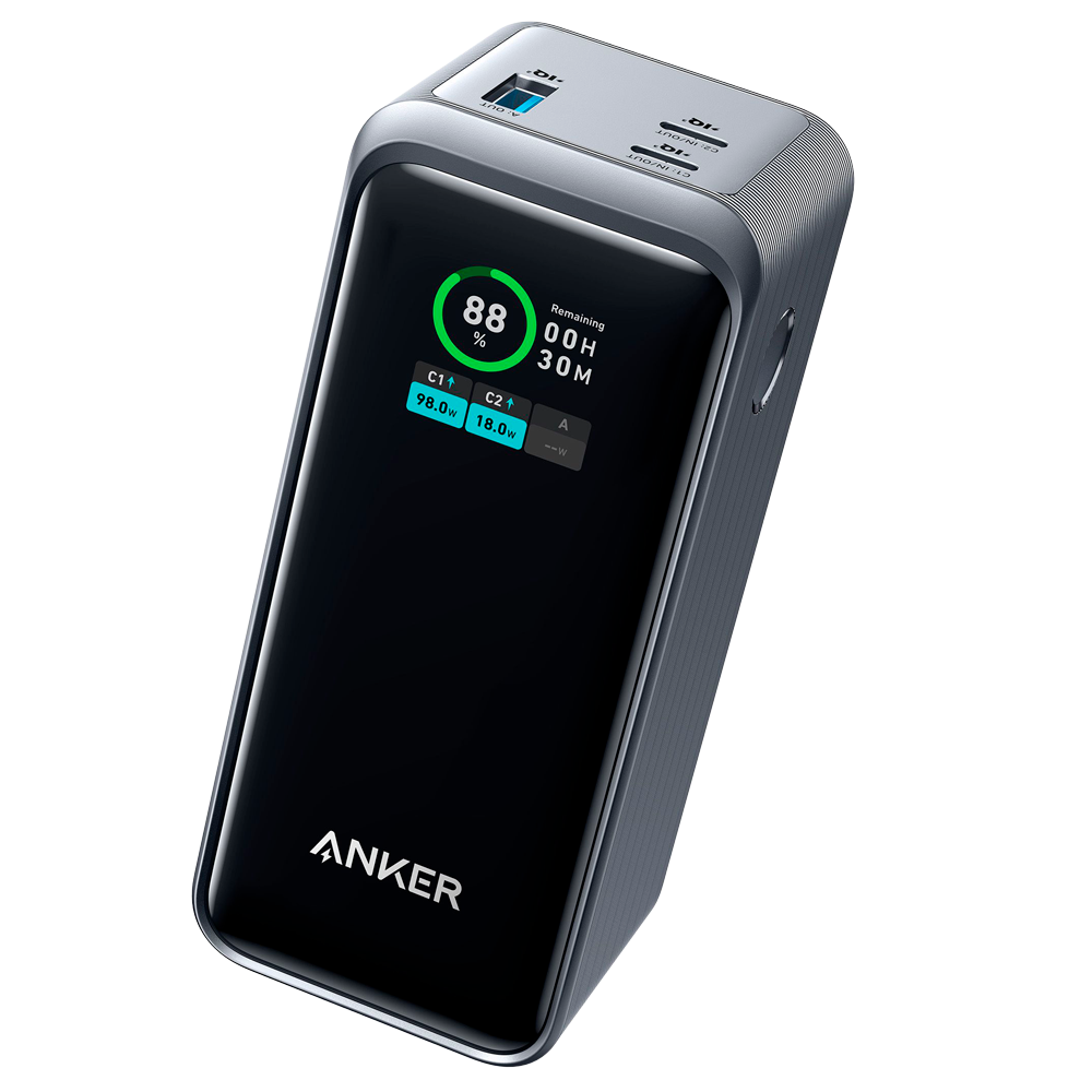 Anker Power bank con display - Capacità 20000mAh  - Ingressi 2x USB-C - Uscite 2x USB-C