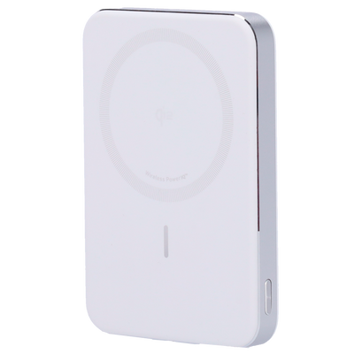 Anker Power bank MagGo - Capacità 10000mAh  - Ingresso 1x USB-C  - Uscite USB-C e wireless - Carica 2 dispositivi contemporaneamente - Colore bianco | Ricarica rapida 15W
