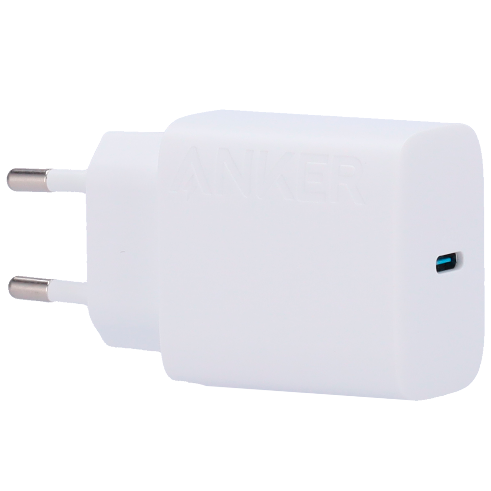 Anker - Caricabatterie USB - Potenza 20W - Ricarica veloce - Uscita USB-C - Colore bianco