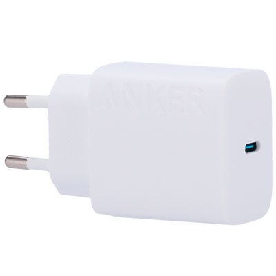 Anker - Caricabatterie USB - Potenza 20W - Ricarica veloce - Uscita USB-C - Colore bianco