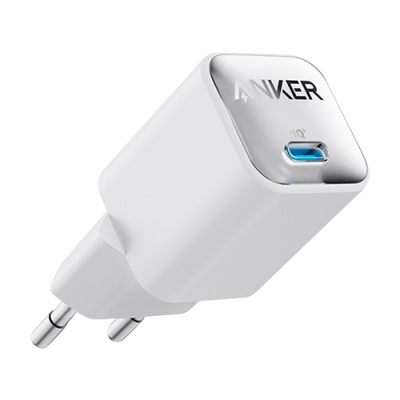 Anker - Caricabatterie USB - Potenza 30W - Ricarica veloce  - Uscita USB-C - Colore bianco