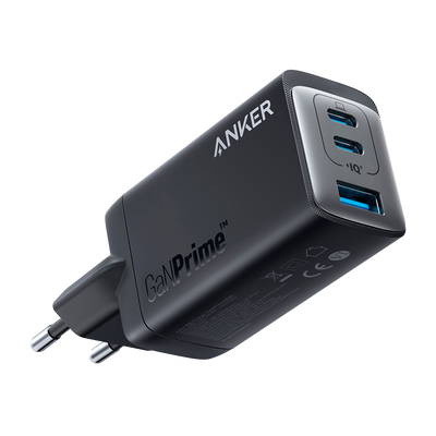 Anker - Caricabatterie USB - Potenza 65W | Con tecnologia GaNPrime - Ricarica veloce  - Uscite 1x USB-A
