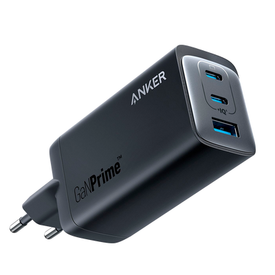 Anker - Caricabatterie USB - Potenza 120W | Con tecnologia GaNPrime - Ricarica veloce  - Uscite 1x USB-A