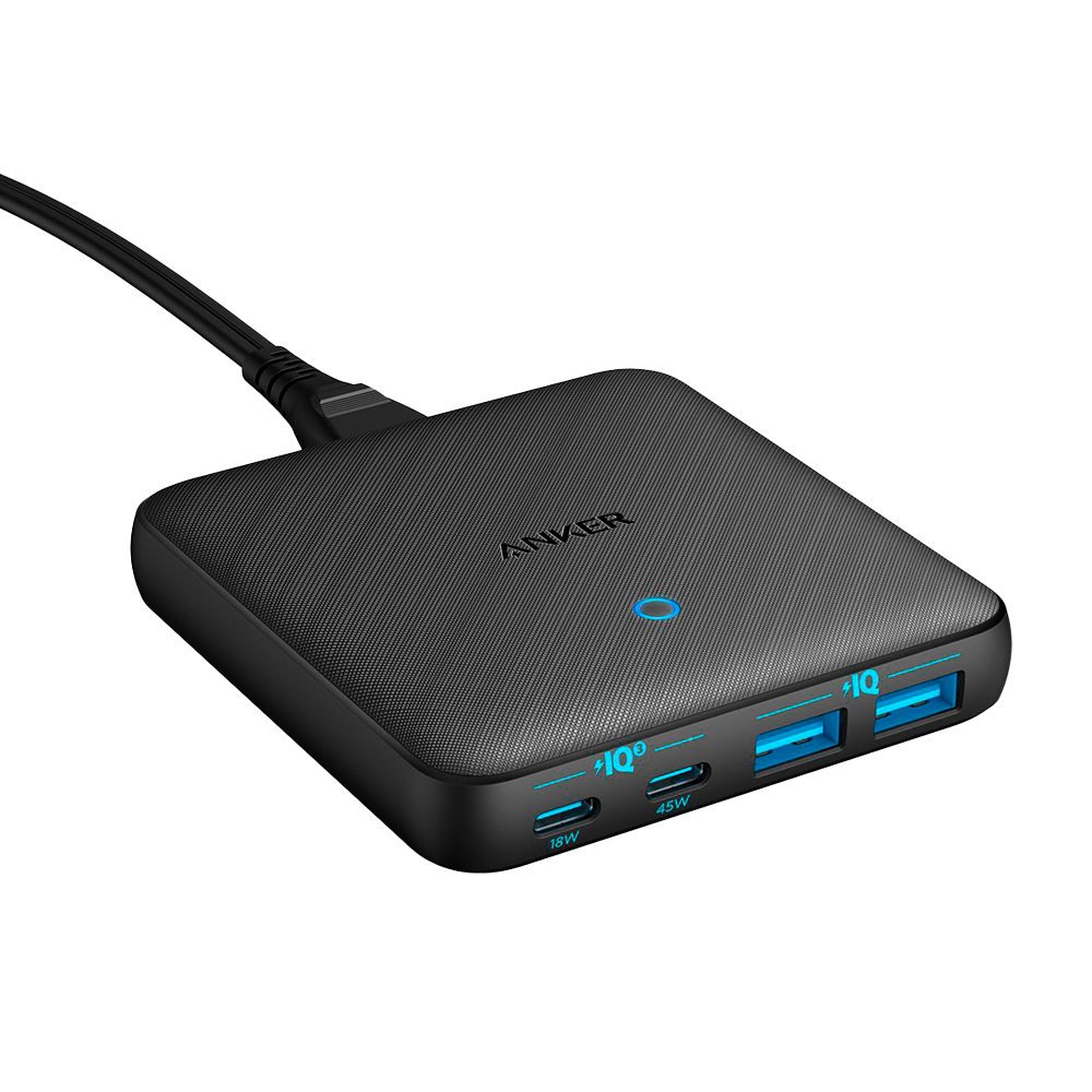 Anker - Caricabatterie da tavolo - Ricarica veloce 65W - Uscite 2x USB-C