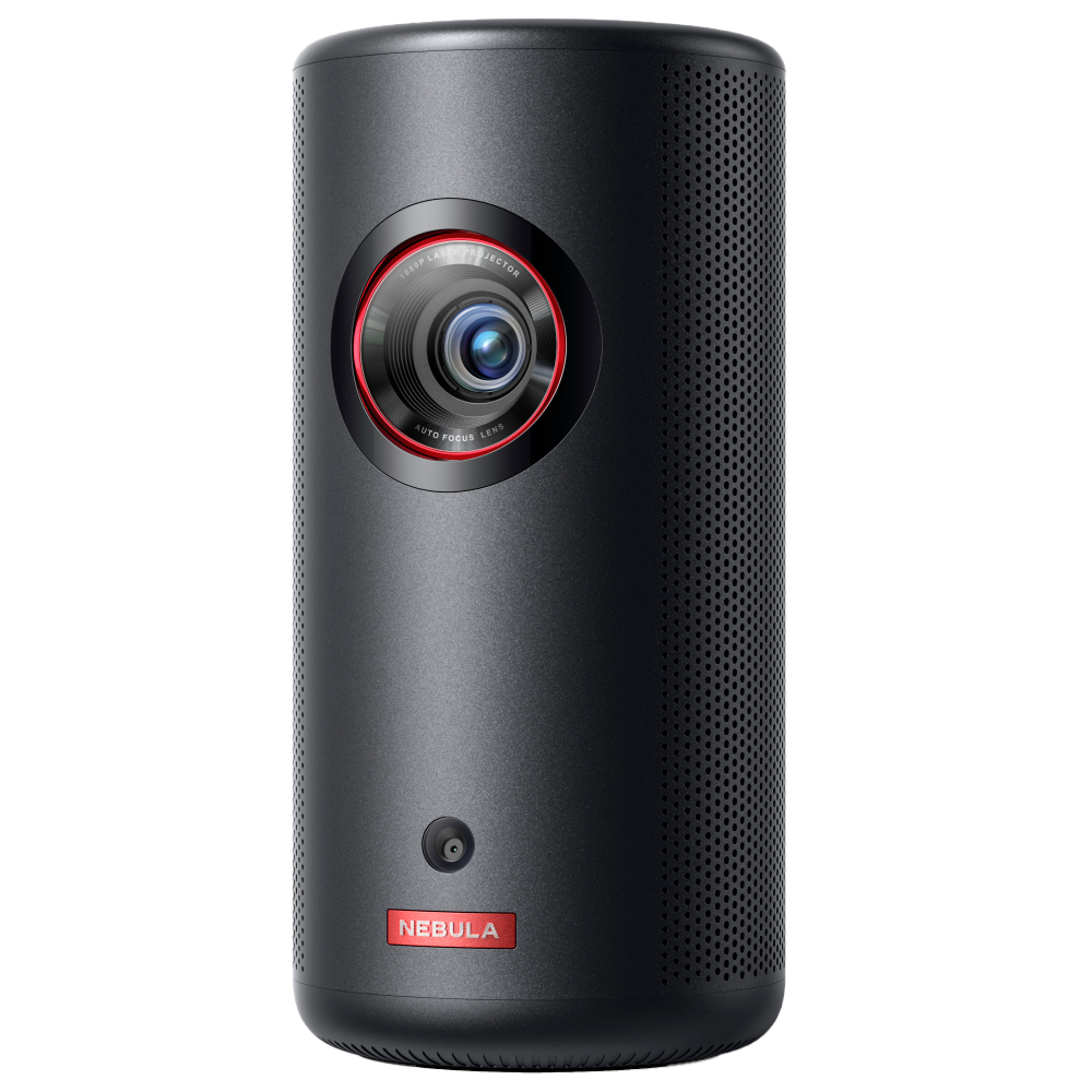 Nebula Capsule 3 Proiettore  1080p - Connessione WiFi / SO Google TV - Luminosità 200 Lumen - Proiezione fino a 120" - Autonomia fino a 2.5 ore - Altoparlante 8W (Dolby Audio)