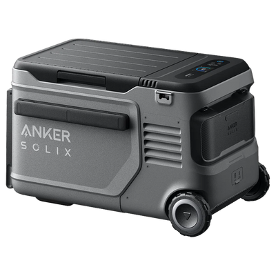Nevera Portátil Anker Solix - Volumen 23L - Con ruedas - Salidas y formas de recarga múltiples - Batería sustituible - Pantalla Táctil | Control a través la APP