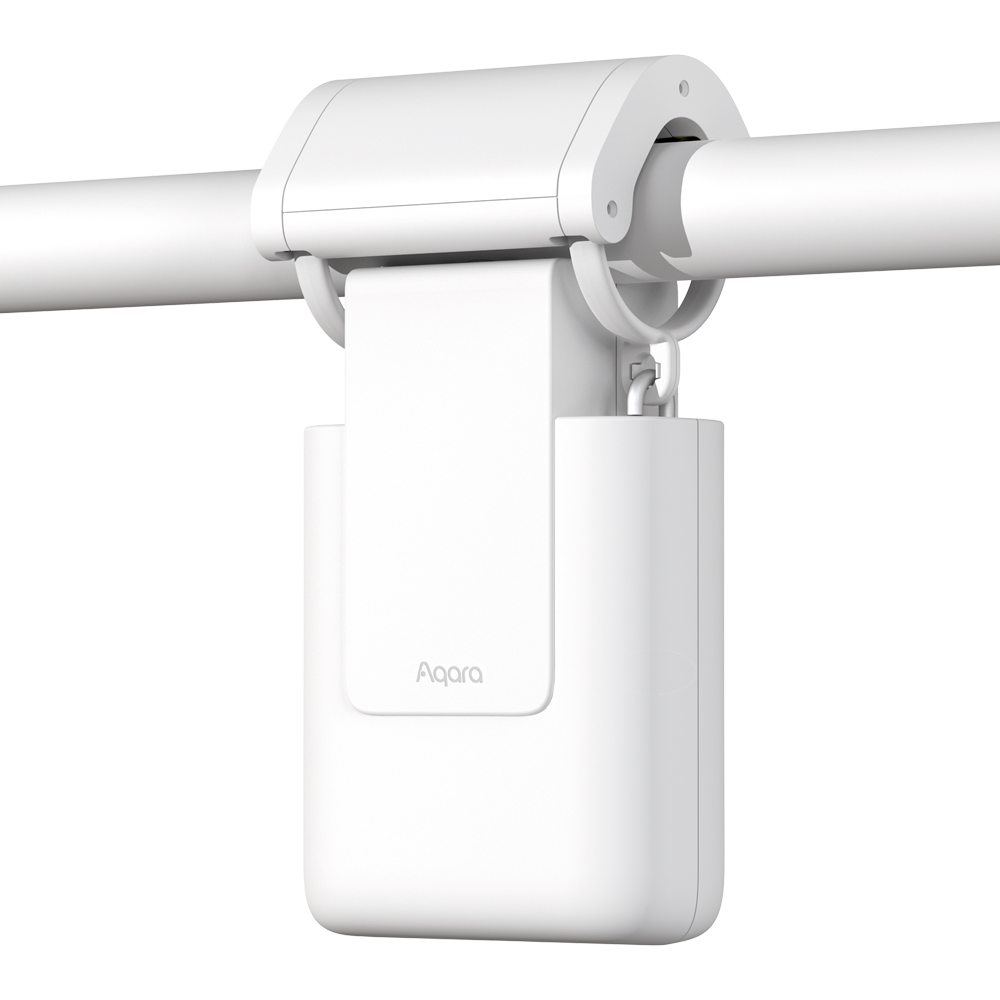 Aqara Curtain Driver E1 (Versione ad asta) - Zigbee 3.0  - Richiede AQARA HUB - Sensore di luminosità - Durata della batteria 1 anno - Supporta Apple Homekit