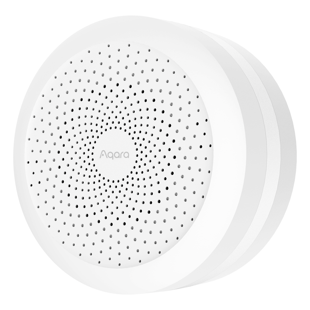 Aqara Hub M1S Gen 2 - WiFi 2.4 GHz / Zigbee 3.0 / Bluetooth / Matter - HUB / Gateway - Altoparlante integrato da 2 watt - Sensore di luce e illuminazione RGB - Supporta Apple Homekit