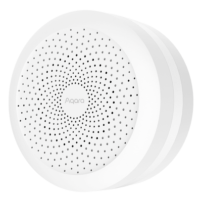 Aqara Hub M1S Gen 2 - WiFi 2.4 GHz / Zigbee 3.0 / Bluetooth / Matter - HUB / Gateway - Altoparlante integrato da 2 watt - Sensore di luce e illuminazione RGB - Supporta Apple Homekit